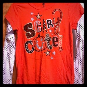 Super cute Girls Halloween shirt
